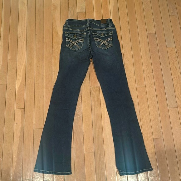 Wallflower ‘Luscious Curve’ Style Womens 2000s Style Denim Double Button Sz 1 - Picture 2 of 14